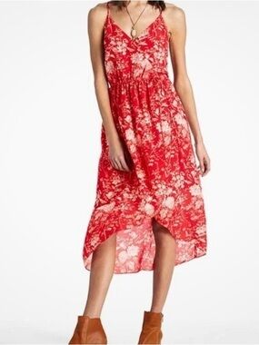strapless open back dress Block Printed Women's Dress